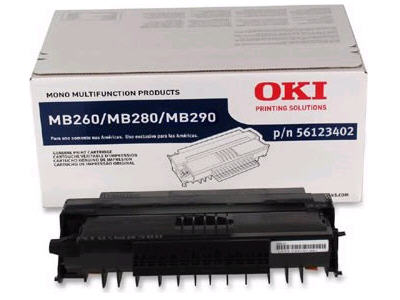 Okidata 56123402 ORIGINAL 5.5K Yield Toner Cartridge OKI MB260 OKI MB280 OKI MB290
